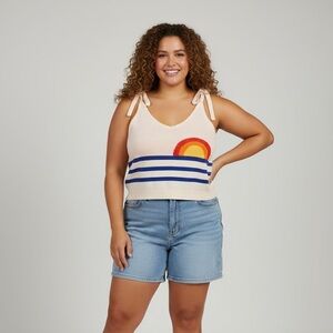 Miss Sparkling Sunset Knit Tank | Size XL